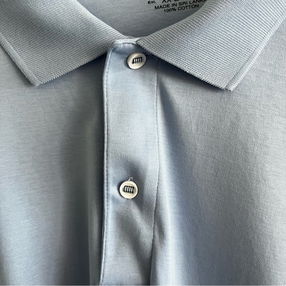 Untuckit short sleeve light blue collared shirt size XXL - Picture 5 of 10